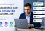 build abandoned cart sequence client recovery automation flow on activecampaign